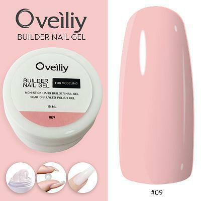 Oveiliy, Моделирующий гель Builder Nail Gel #09, 15 мл Oveiliy, Моделирующий гель Builder Nail Gel #09, 15 мл