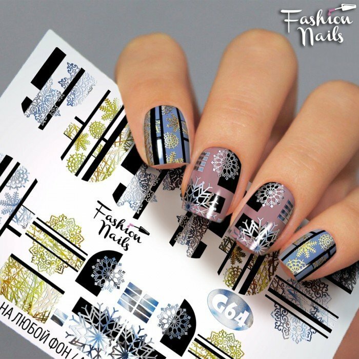 Fashion Nails Слайдер Cерия Galaxy 64