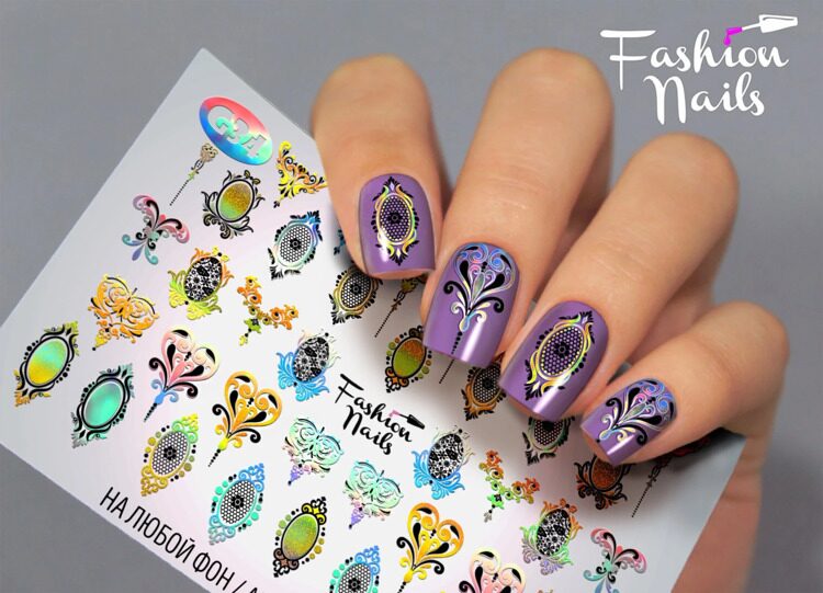 Fashion Nails Слайдер Cерия Galaxy 34